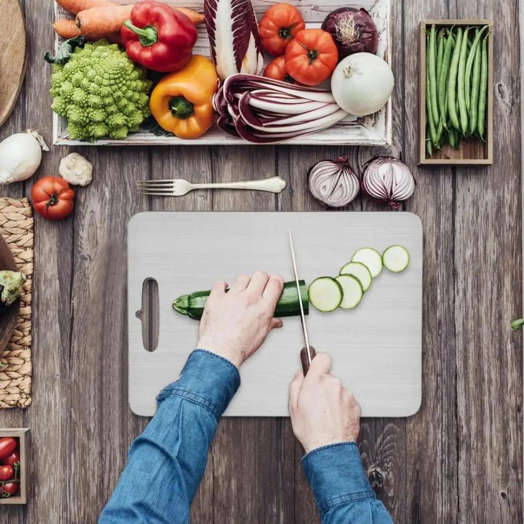 Titanium Cutting Board | Non-Stick, Dishwasher Safe Kitchen Board