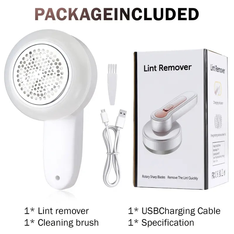 Electric Lint Remover | Rechargeable Fabric Shaver for Clothes & Furniture