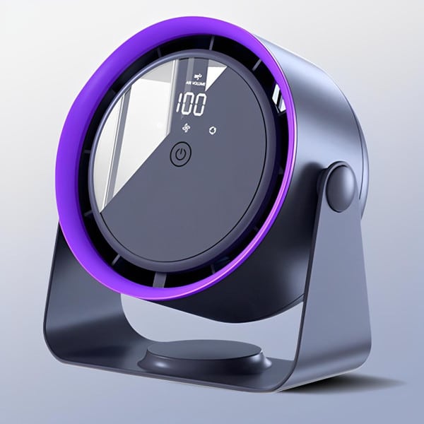 Bladeless Portable Fan | Quiet Personal Fan for Desk and Bedroom