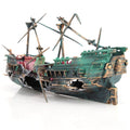Shipwreck Aquarium Decoration | Large Resin Sunken Ship Fish Tank Ornament