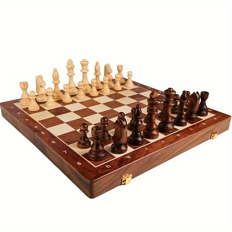 Wooden Chess Set | Classic Board Game for Home & Travel