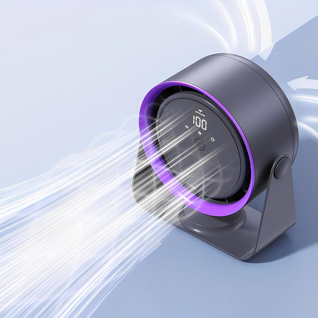 Bladeless Portable Fan | Quiet Personal Fan for Desk and Bedroom