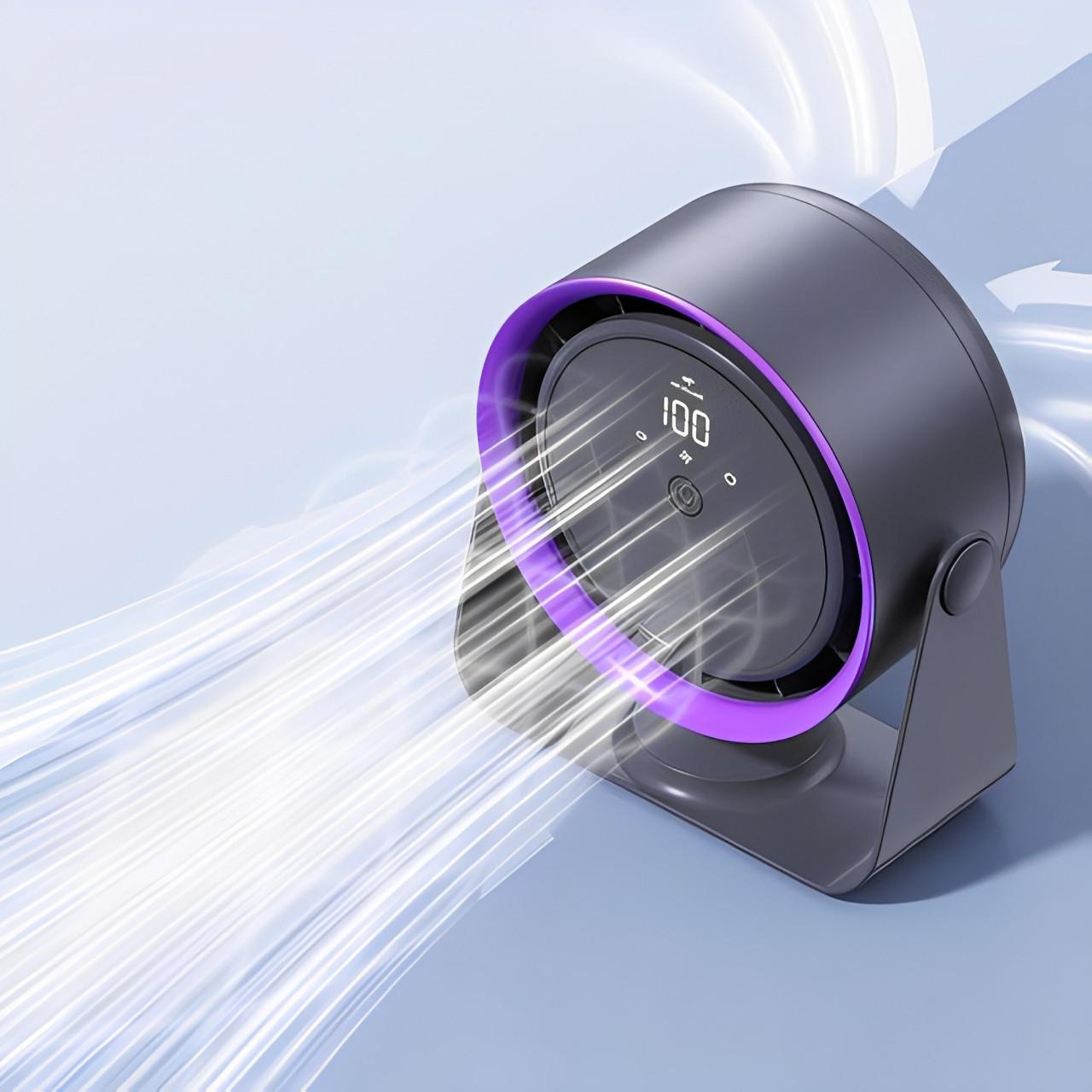 Bladeless Portable Fan | Quiet Personal Fan for Desk and Bedroom