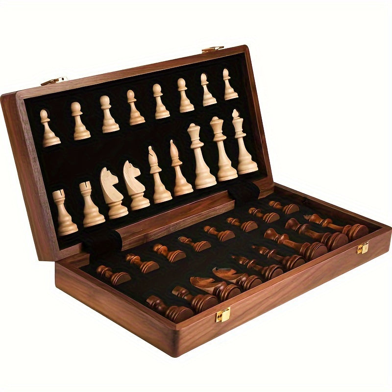 Wooden Chess Set | Classic Board Game for Home & Travel