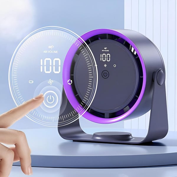 Bladeless Portable Fan | Quiet Personal Fan for Desk and Bedroom