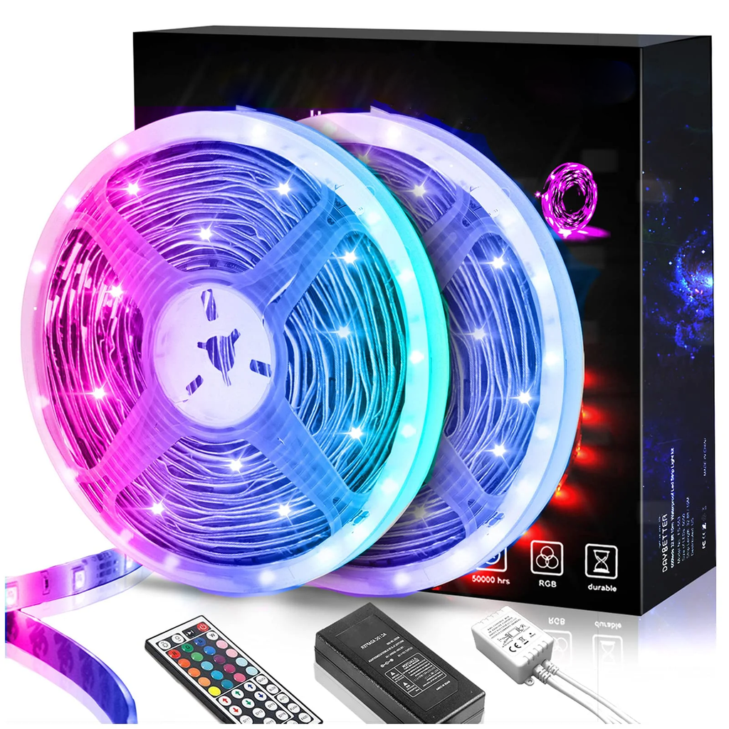 LED Strip Lights 32ft | Color Changing Smart LED Light Strip for Room