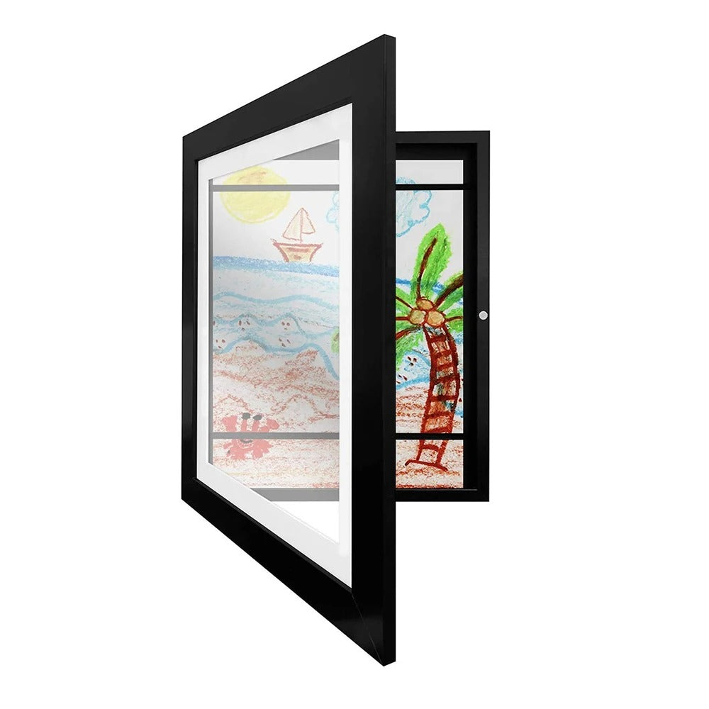 Kids Art Frame | Children's Drawing Display for up to 150 Artworks