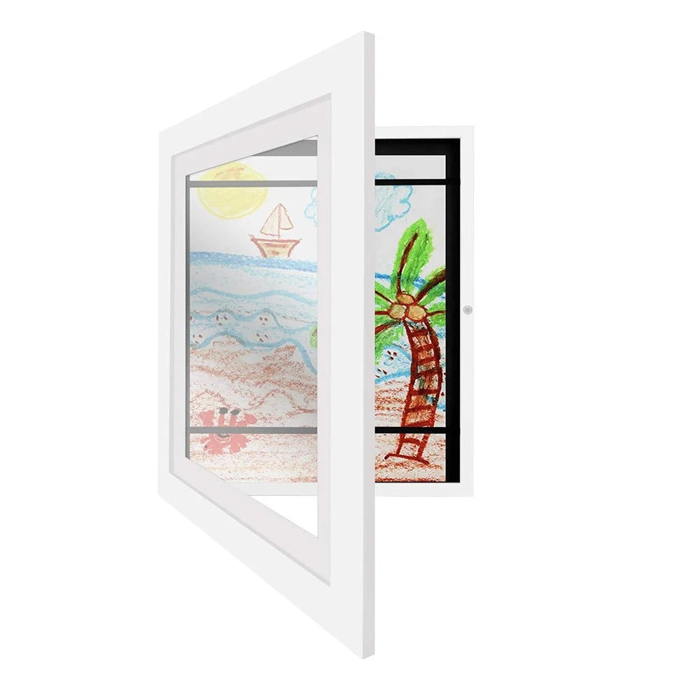 Kids Art Frame | Children's Drawing Display for up to 150 Artworks