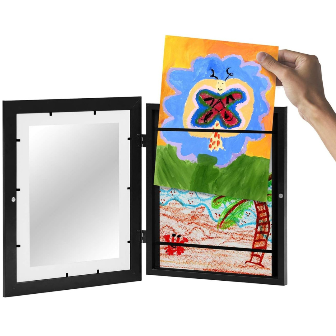 Kids Art Frame | Children's Drawing Display for up to 150 Artworks