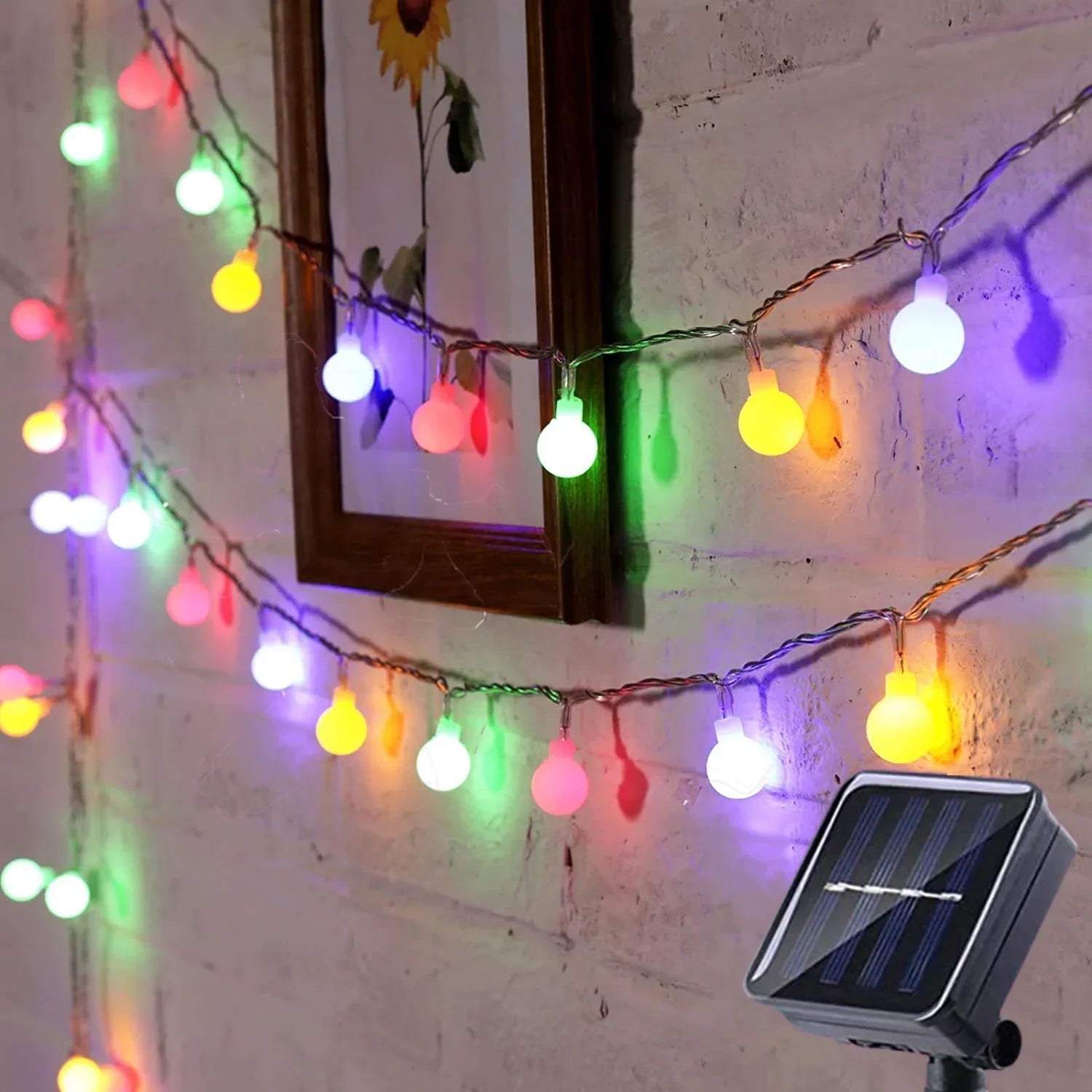 Solar Fairy Lights | Outdoor Waterproof String Lights for Garden