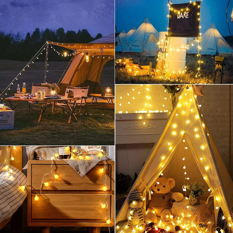Solar Fairy Lights | Outdoor Waterproof String Lights for Garden