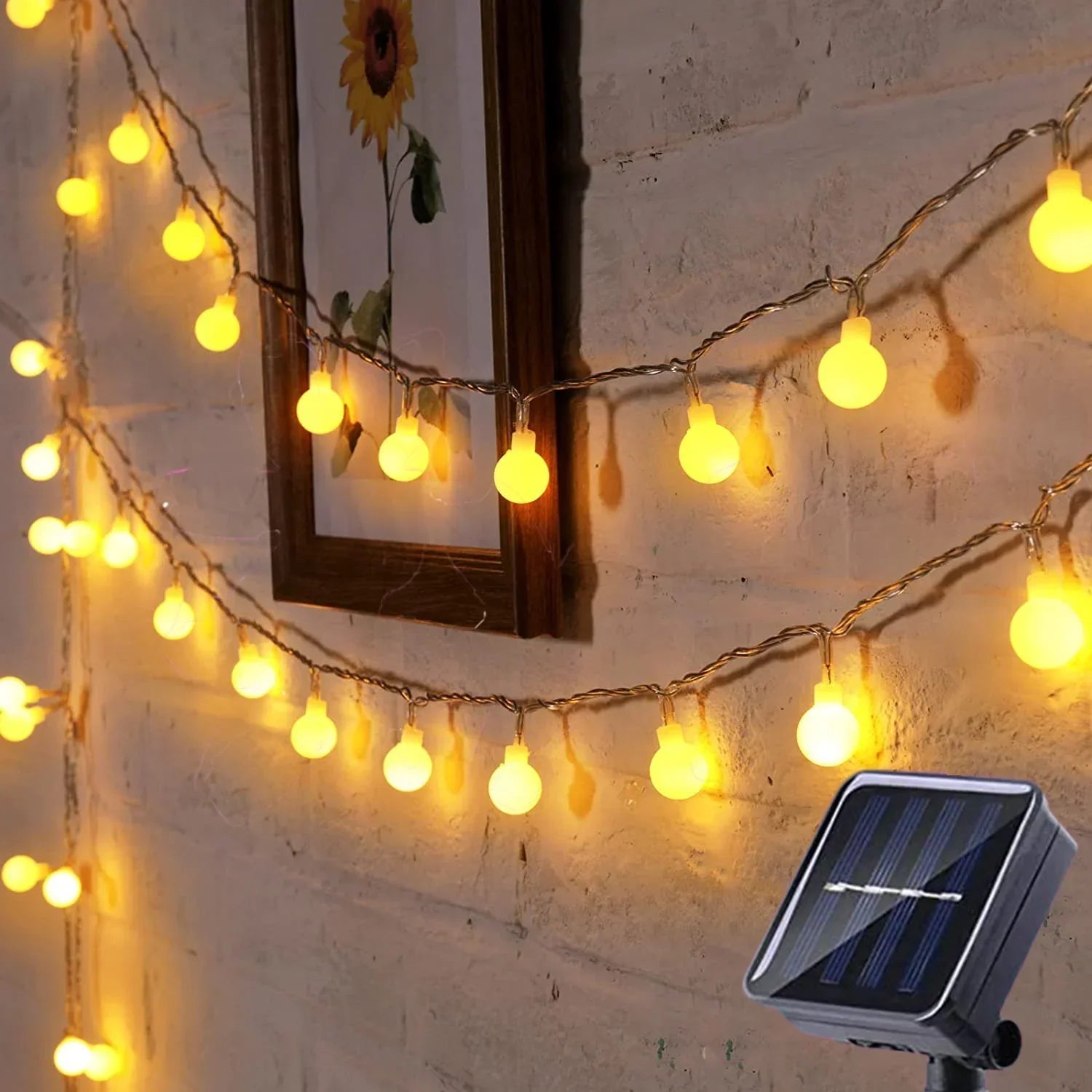 Solar Fairy Lights | Outdoor Waterproof String Lights for Garden