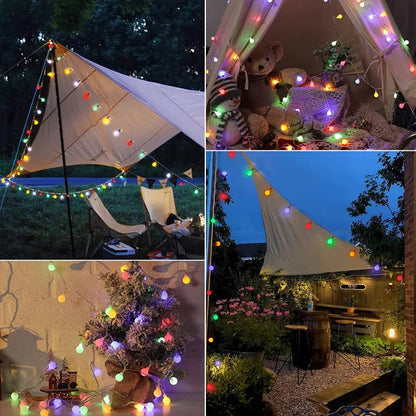 Solar Fairy Lights | Outdoor Waterproof String Lights for Garden