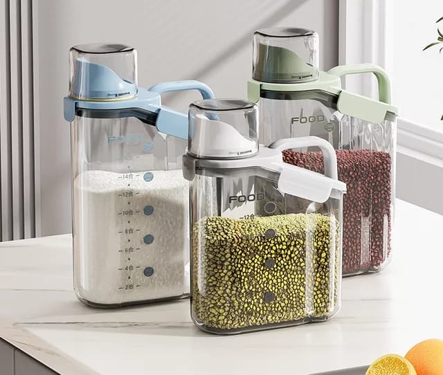 Cereal Storage Containers | Airtight Pantry Food Organizer Set