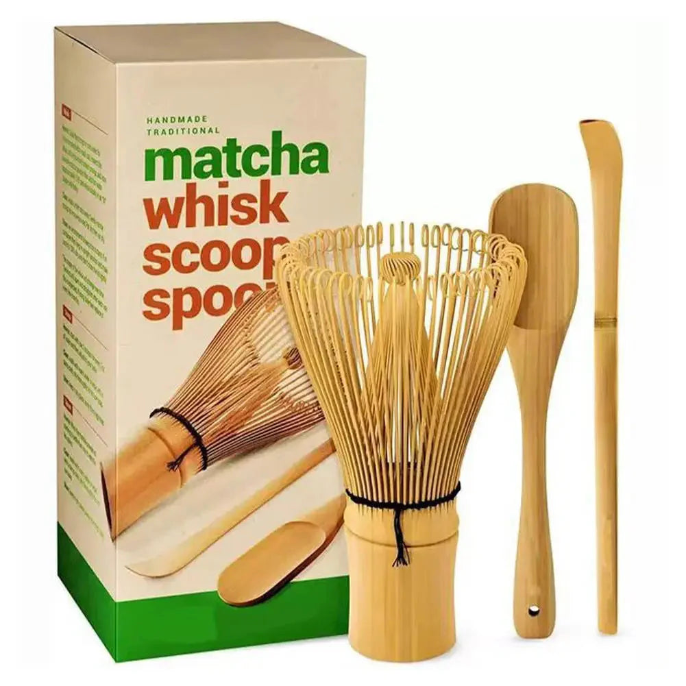 Traditional Matcha Tea Set | Bamboo Whisk Kit for Ceremonial Grade Matcha