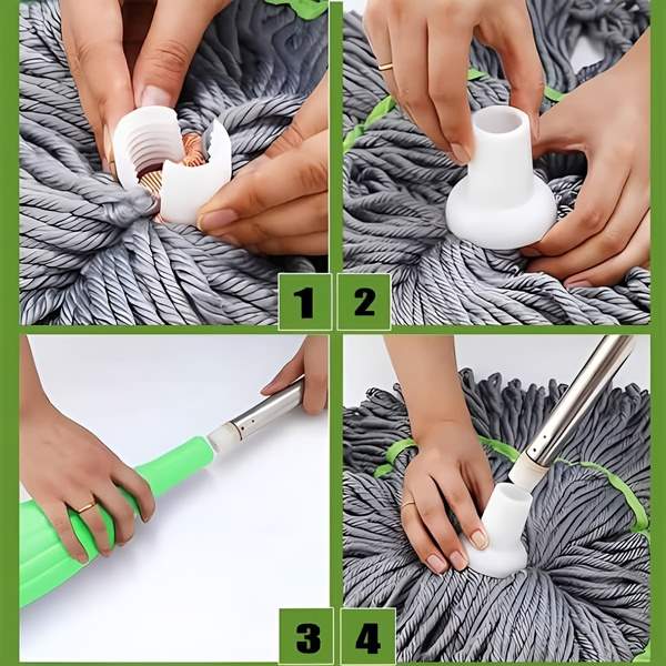Rotating Self-Wringing Spin Mop | 360° Bucket Mop for Floor Cleaning
