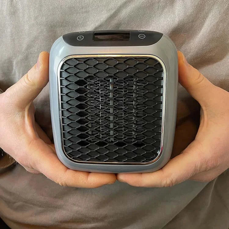 Compact Electric Heater | Mini Space Heater for Desktop & Small Rooms
