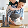 Electric Salt & Pepper Mill Set | Rechargeable Grinder with LED Light