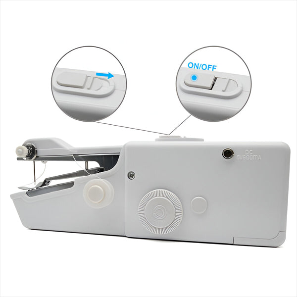 Portable Sewing Machine | Mini Handheld Sewing Device for Quick Repairs
