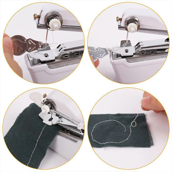 Portable Sewing Machine | Mini Handheld Sewing Device for Quick Repairs
