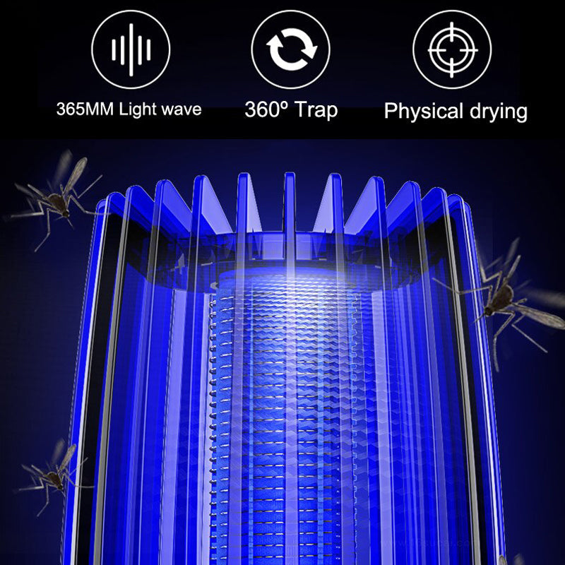 Rechargeable Mosquito Killer | 2-in-1 Trap and Electric Zapper