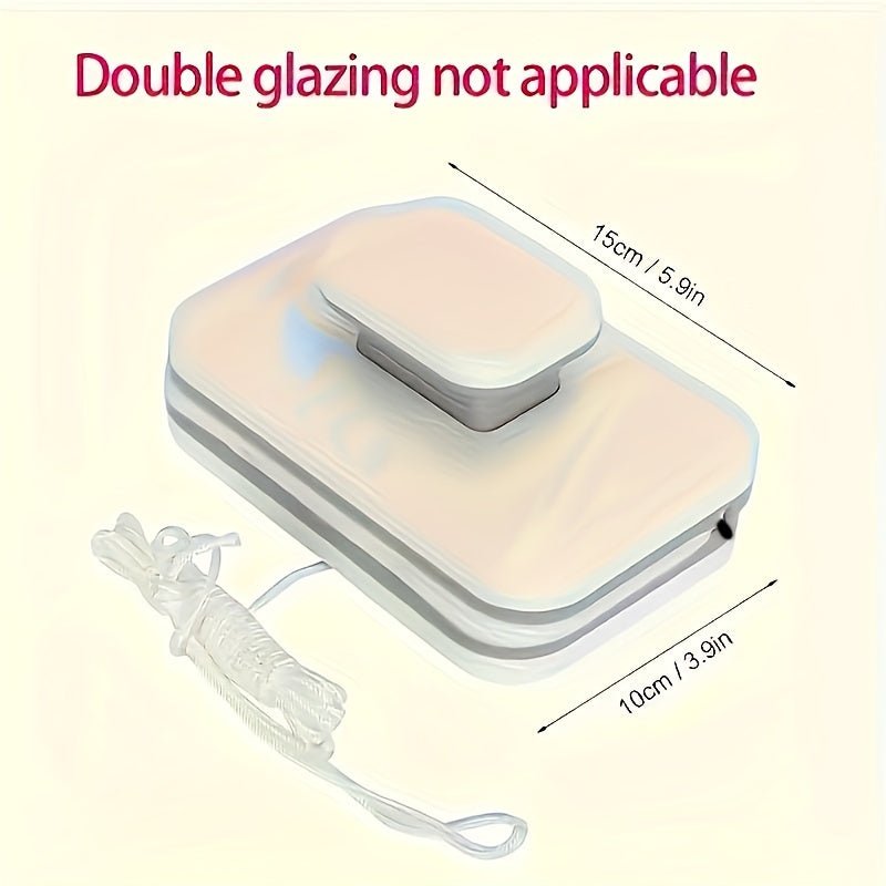 Double-Sided Magnetic Window Squeegee | Double Glazing Glass Cleaner