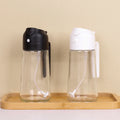 2-in-1 Oil Spray Bottle | Refillable Mister for Cooking & Salads