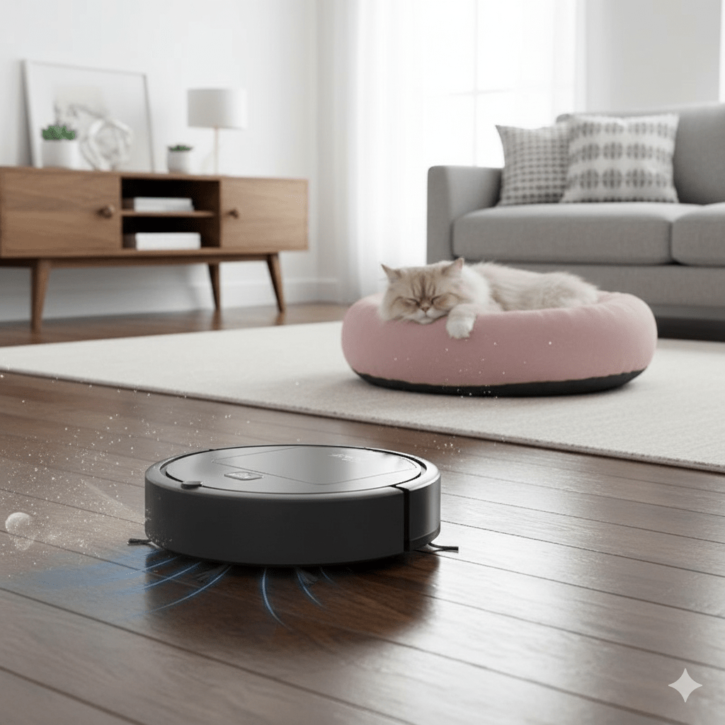 Smart Robot Vacuum Cleaner | Ultra-Quiet HEPA Filtration, Auto-Navigation