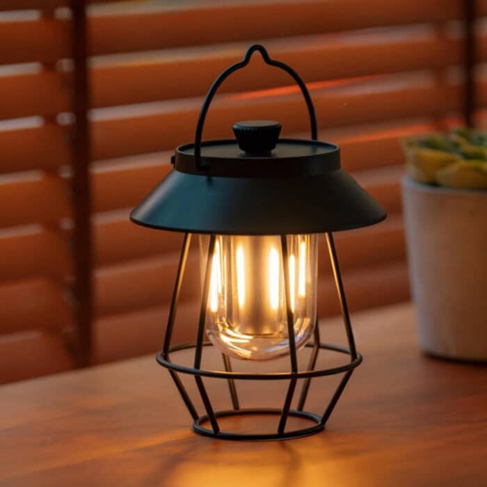 Wireless Outdoor Table Lamp | USB Rechargeable Waterproof Garden Light