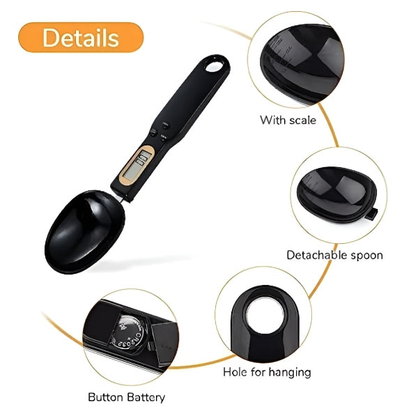 Digital Spoon Scale | Precise Measuring Spoon with Built-In Scale