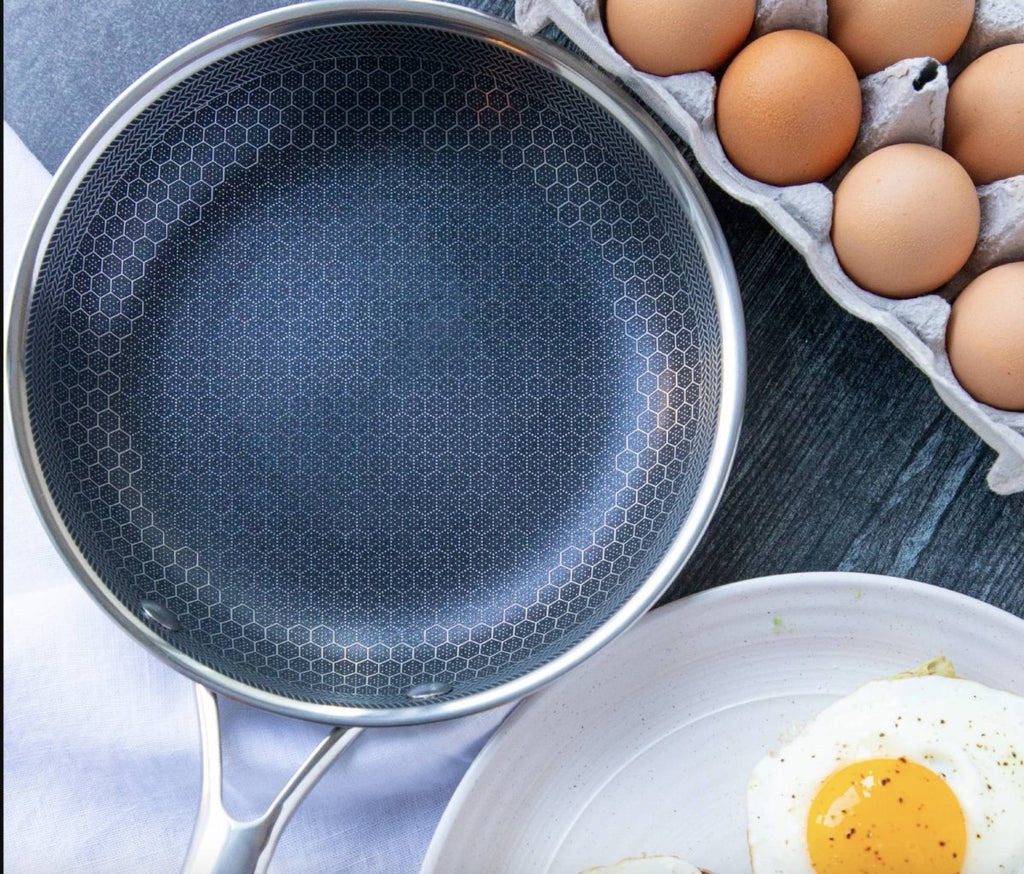 Non-Stick Stainless Steel Frying Pan | Effortless Cooking Pan for All Stoves