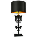 Gothic Skeleton Table Lamp | Handcrafted Decorative Skull Light