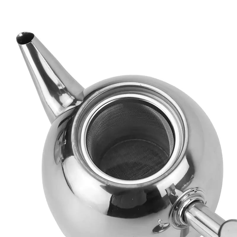 Stainless Steel Teapot | Elegant Stovetop Tea Kettle with Infuser
