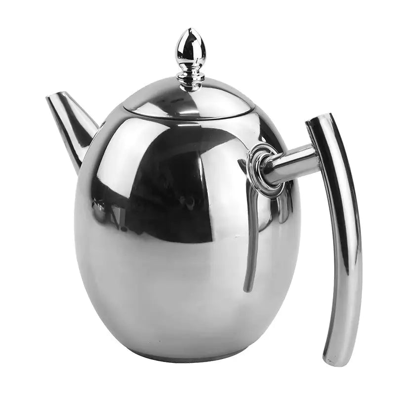 Stainless Steel Teapot | Elegant Stovetop Tea Kettle with Infuser