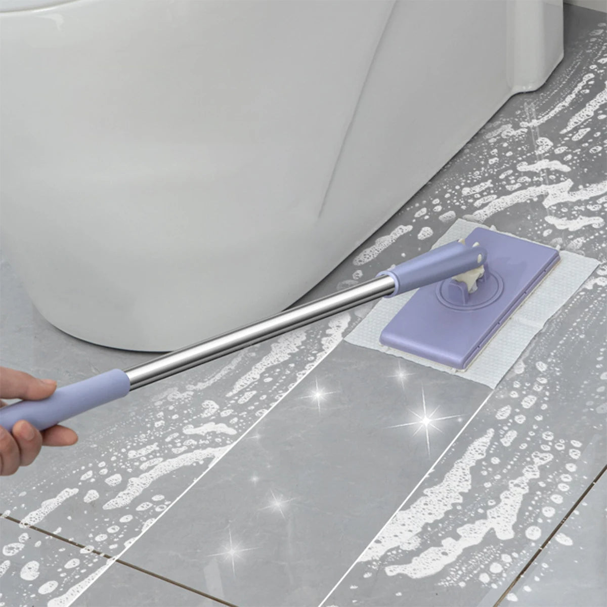 Practical Mop | Self-Wringing Spin Mop with Bucket for Floor Cleaning