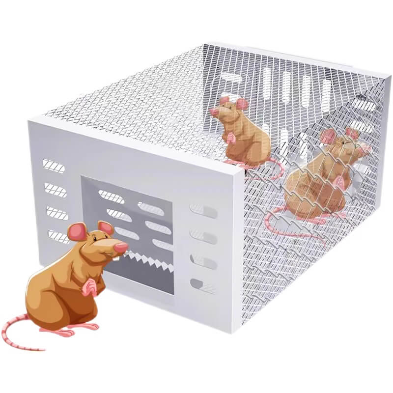 Self-Activating Mouse Trap | Automatic Spring Snap Trap for Mice