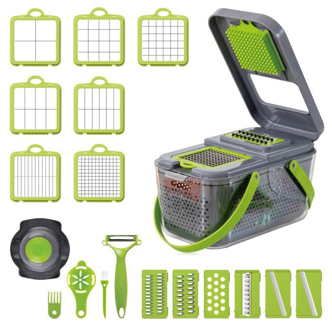 18-in-1 Vegetable Slicer | Multi-Function Mandoline Grater Set