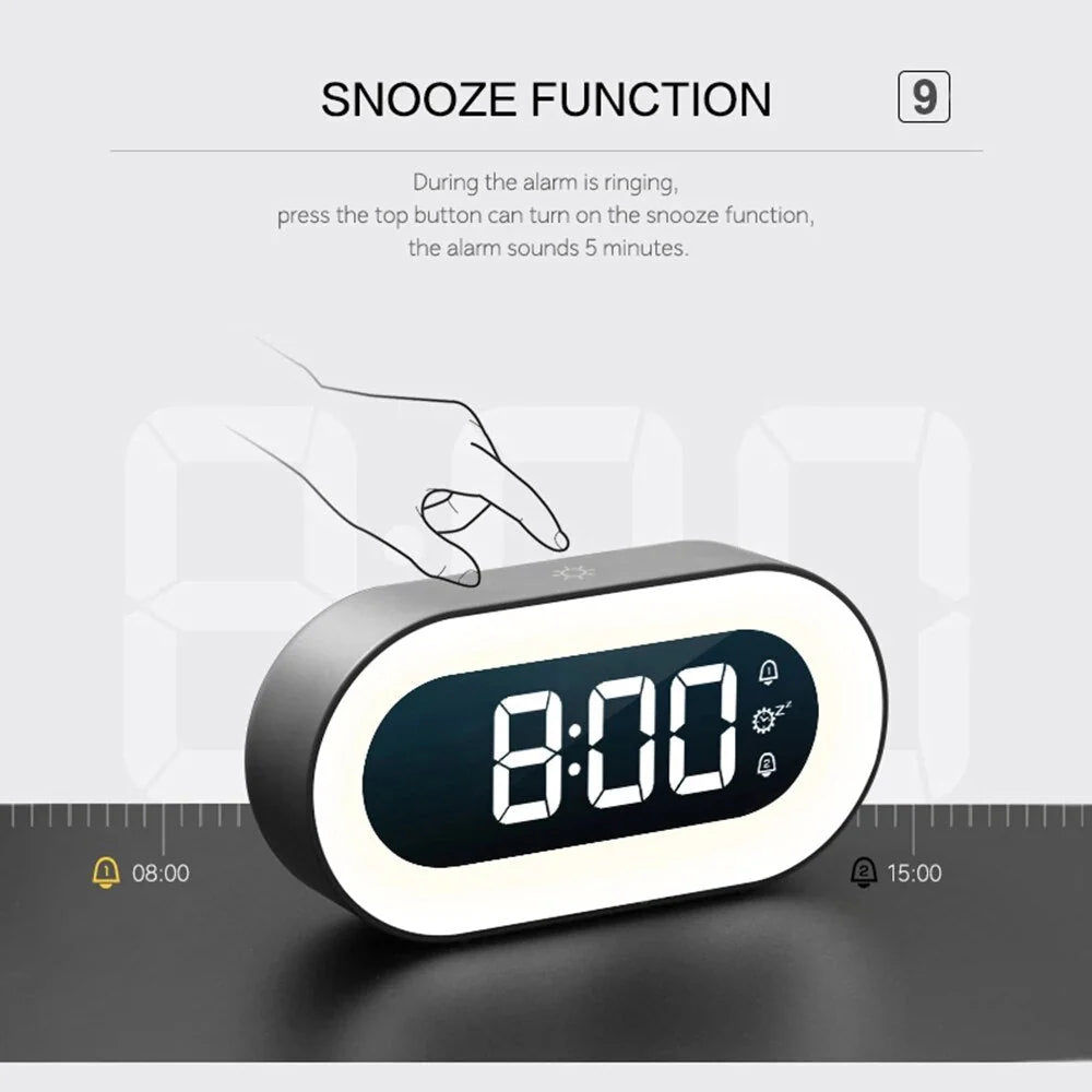 Gentle Light Alarm Clock | Sunrise Simulator, Sleep Aid Wake-Up Light