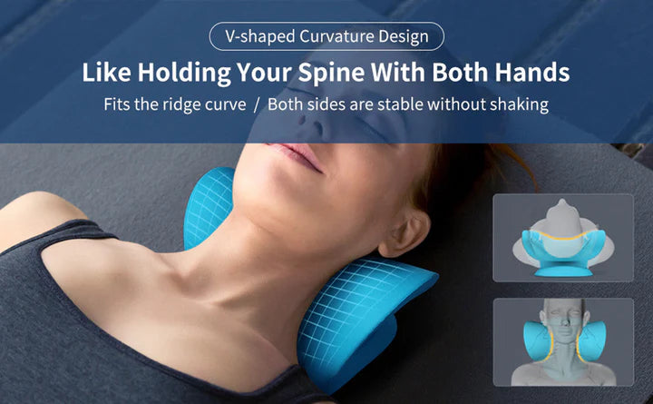 Neck & Shoulder Stretcher | Cervical Traction Device for Pain Relief