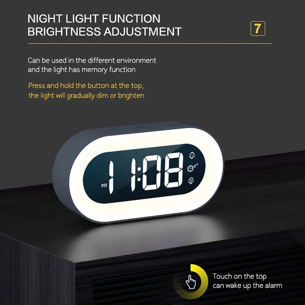 Gentle Light Alarm Clock | Sunrise Simulator, Sleep Aid Wake-Up Light