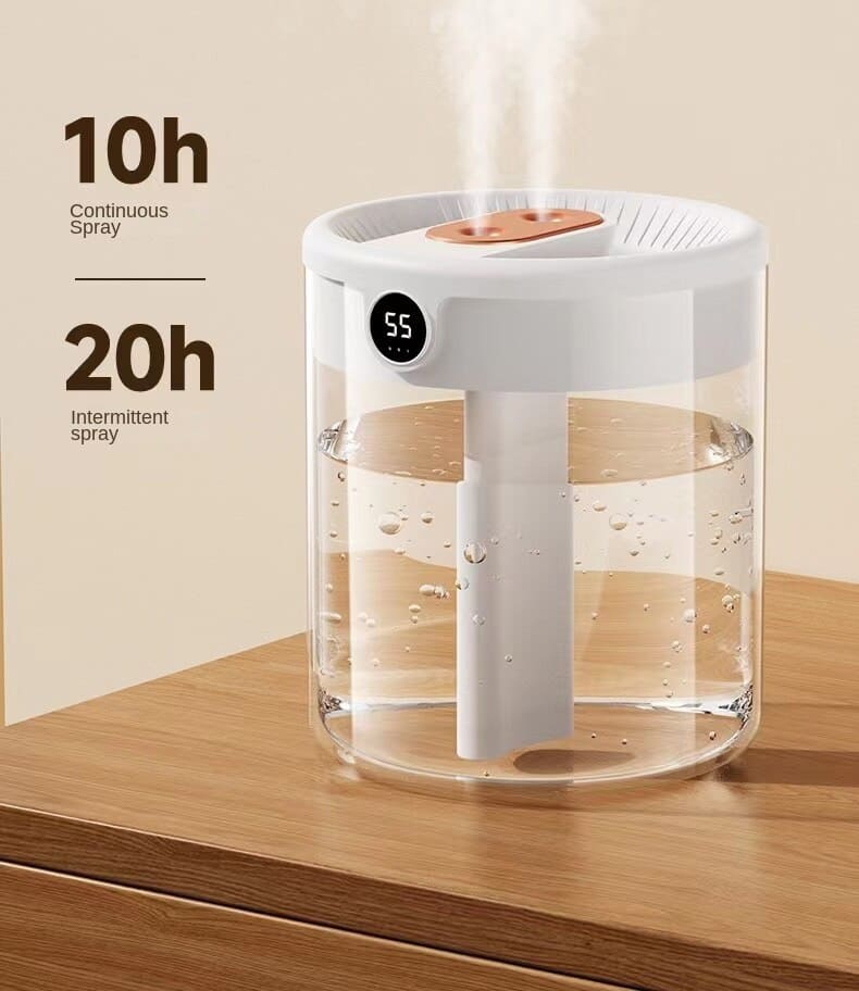 Air Humidifier 2L | Ultrasonic Cool Mist Humidifier for Bedroom