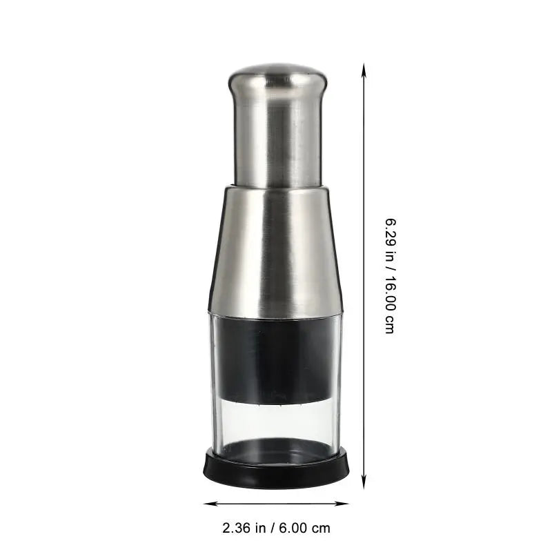 Stainless Steel Food Chopper | Manual Vegetable & Herb Chopping Aid