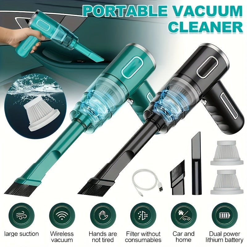 USB Rechargeable Car & Home Vacuum | Portable Handheld Vacuum Cleaner