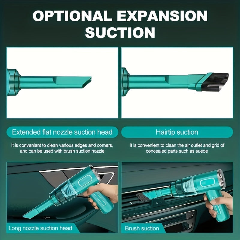 USB Rechargeable Car & Home Vacuum | Portable Handheld Vacuum Cleaner