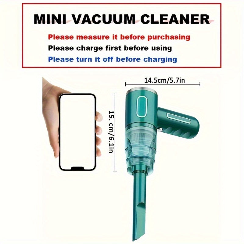 USB Rechargeable Car & Home Vacuum | Portable Handheld Vacuum Cleaner