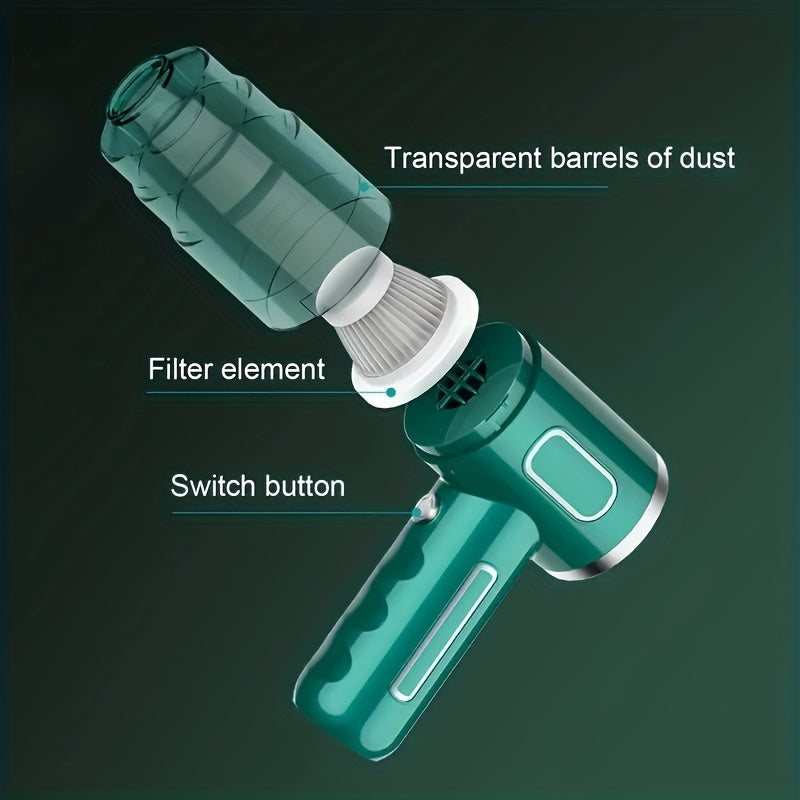 USB Rechargeable Car & Home Vacuum | Portable Handheld Vacuum Cleaner