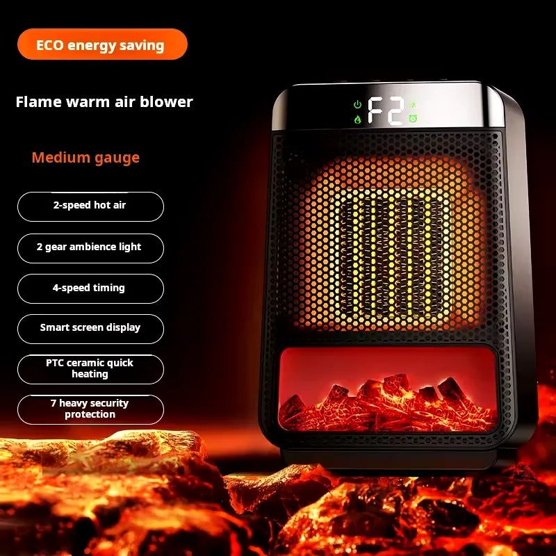 Energy-Efficient Electric Space Heater | Fast Heating Personal Heater