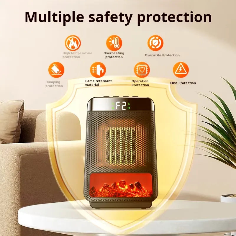Energy-Efficient Electric Space Heater | Fast Heating Personal Heater