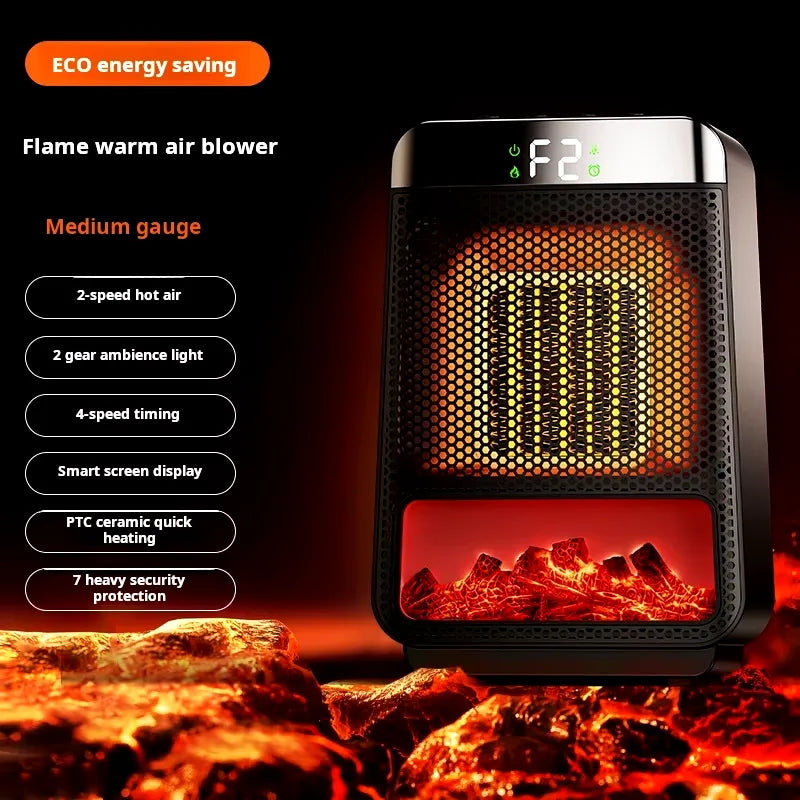 Energy-Efficient Electric Space Heater | Fast Heating Personal Heater