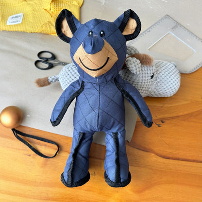 Durable Plush Dog Bear Toy | Squeaky Stuffed Pet Chew Toy